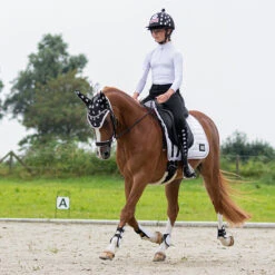 Cap Cover QHP Halloween Zwart-wit -Roeckl Verkoop cap cover qhp halloween zwart wit 1500x1500 124713