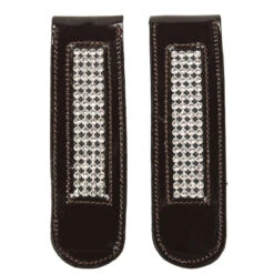 Laarzenclips QHP Madonna Bruin-zilver