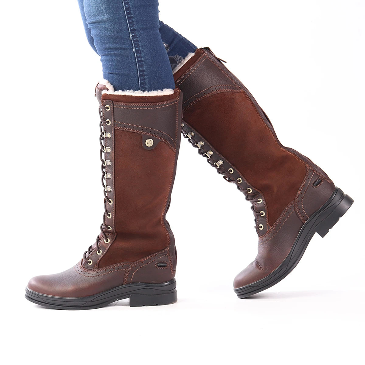 Outdoorlaarzen Ariat Wythburn Tall H20 Donkerbruin 3 Outdoorlaarzen Ariat Wythburn Tall H20 Donkerbruin