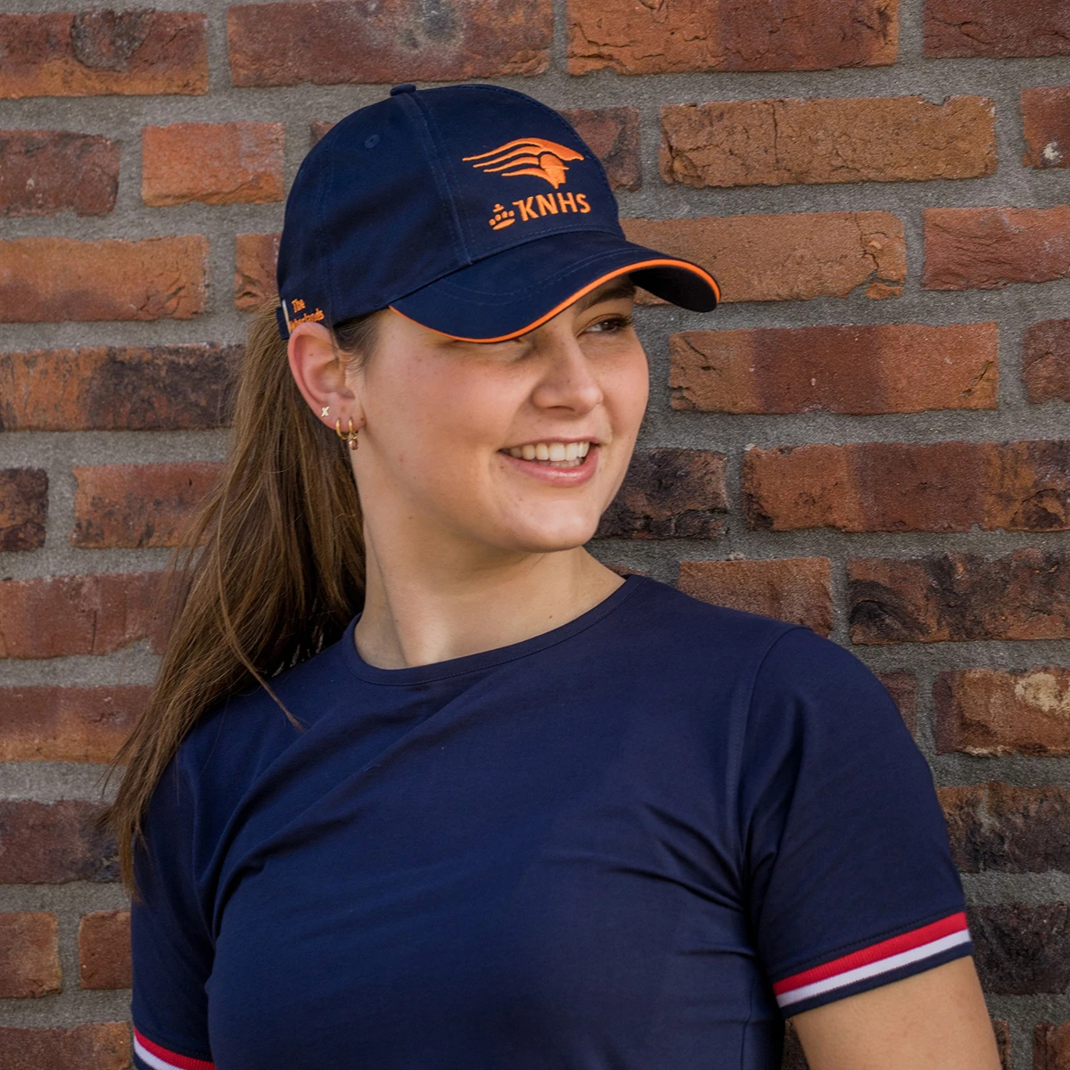 Pet KNHS Donkerblauw-oranje 4 Pet KNHS Donkerblauw-oranje - Afbeelding 2