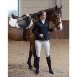 Rijjas QHP Juliet Zwart -Roeckl Verkoop rijjas qhp juliet zwart 1500x1500 169559