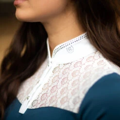 Showshirt Equestrian Stockholm Blue Meadow Blauw -Roeckl Verkoop showshirt equestrian stockholm blue meadow blauw 1500x1500 174205