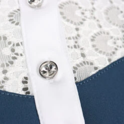 Showshirt Equestrian Stockholm Blue Meadow Blauw -Roeckl Verkoop showshirt equestrian stockholm blue meadow blauw 1500x1500 180656