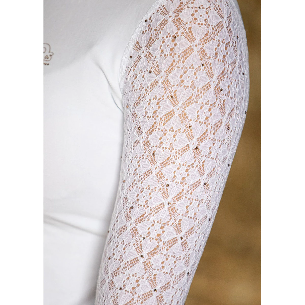 Showshirt Harry's Horse Crystal Lace Wit 5 Showshirt Harry's Horse Crystal Lace Wit - Afbeelding 3