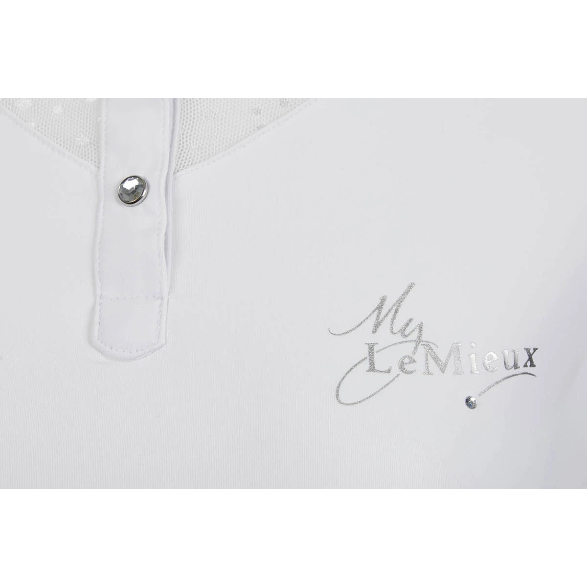 Showshirt LeMieux Amelie Wit 5 Showshirt LeMieux Amelie Wit - Afbeelding 3