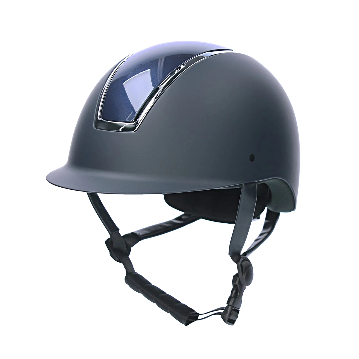 Veiligheidshelm Harry's Horse Regal Glossy Donkerblauw-zilver 3 Veiligheidshelm Harry's Horse Regal Glossy Donkerblauw-zilver