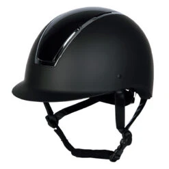Veiligheidshelm Harry's Horse Regal Glossy Zwart-zilver