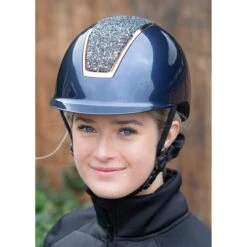 Veiligheidshelm Harry's Horse Regal Sparkle Donkerblauw-goud -Roeckl Verkoop veiligheidshelm harry s horse regal sparkle donkerblauw goud 1500x1500 130980