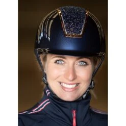 Veiligheidshelm Harry's Horse Regal Sparkle Donkerblauw-goud -Roeckl Verkoop veiligheidshelm harry s horse regal sparkle donkerblauw goud 1500x1500 130981