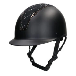 Veiligheidshelm Imperial Riding IRHOlania Crystal Black-black